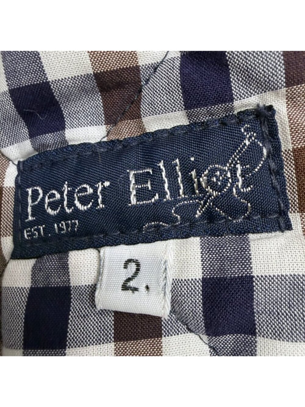 Peter Elliot Toddler Boys Quilted Jacket Size 2 Navy Barn Coat Corduroy Collar - Picture 6 of 10